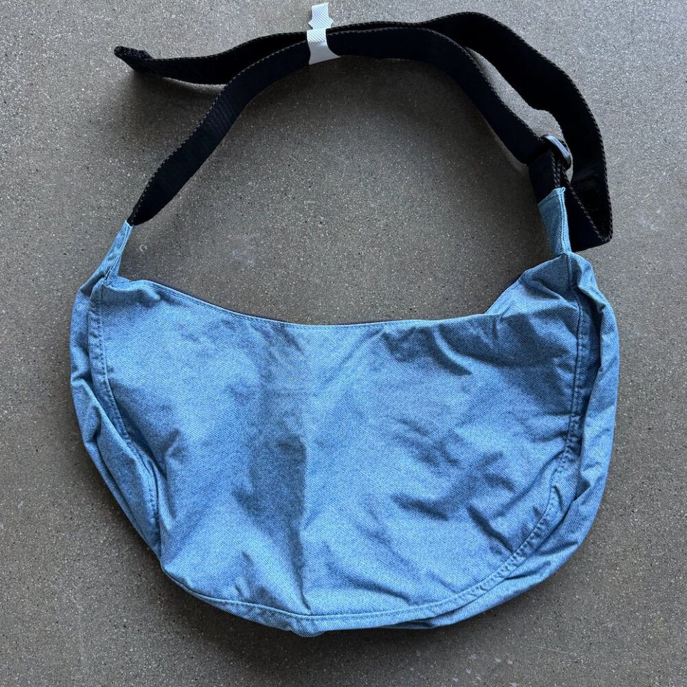 Brand New Medium Crescent Bag in Denim